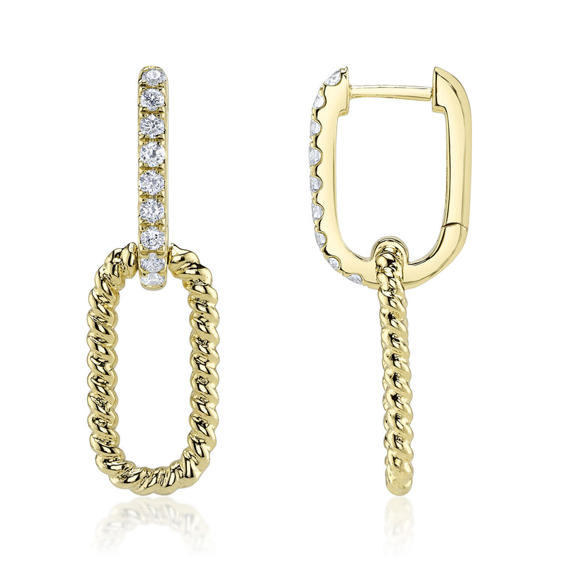0.34CT DIAMOND EARRING