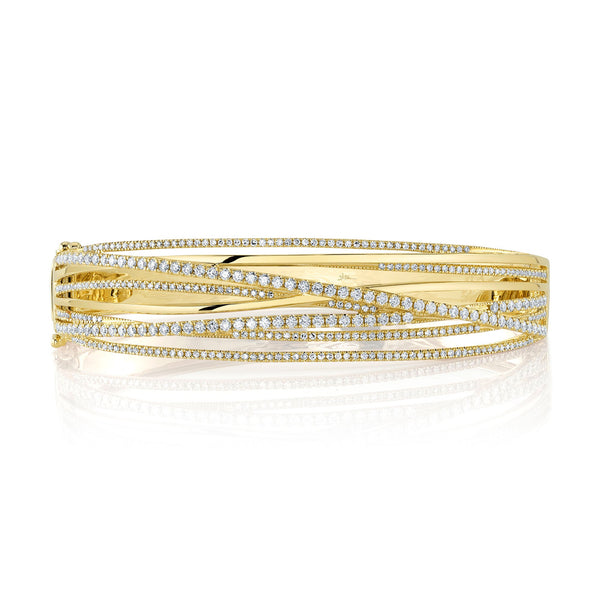 1.64CT DIAMOND BRIDGE BANGLE