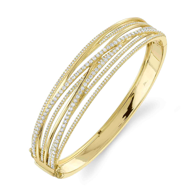 1.64CT DIAMOND BRIDGE BANGLE
