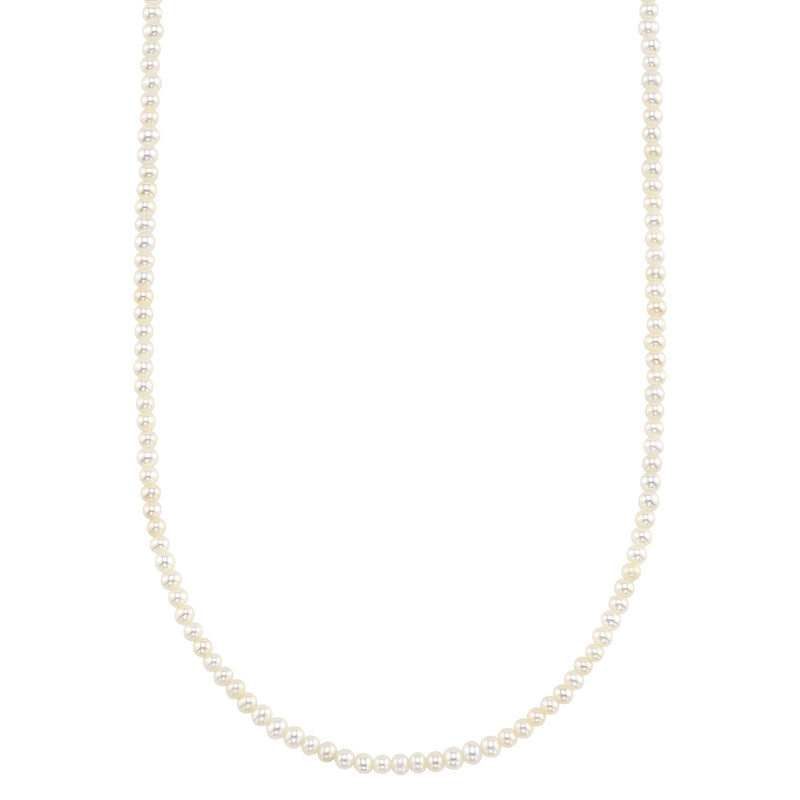CULTURED PEARL TENNIS NECKLACE