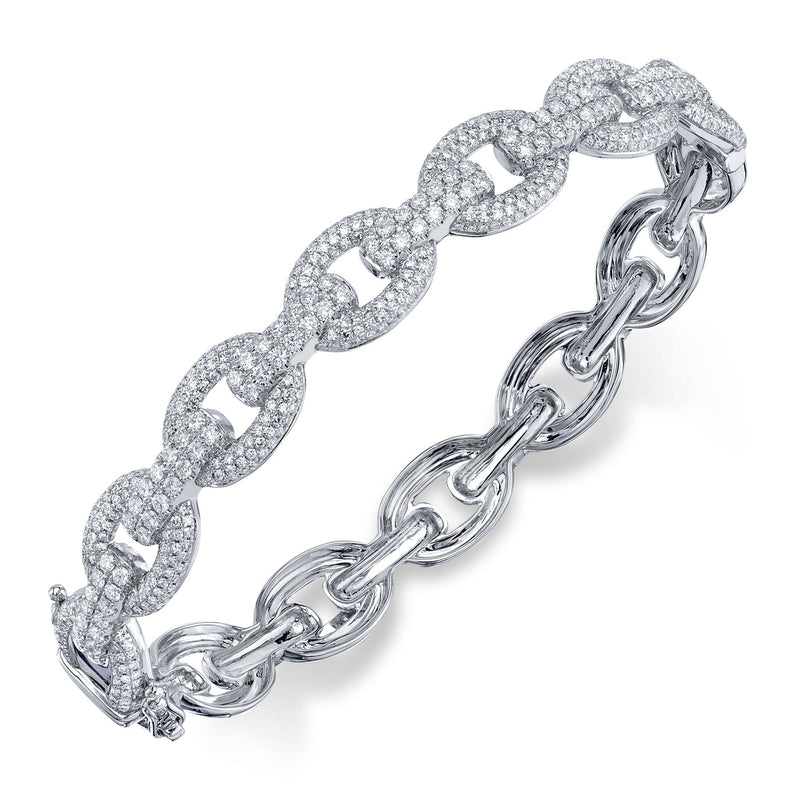 1.95CT DIAMOND LINK BANGLE