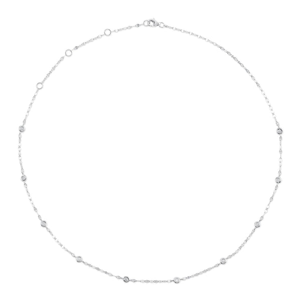 0.20CT 18" DIAMONDS BY THE YARD SPARKLE CHAIN NECKLACE