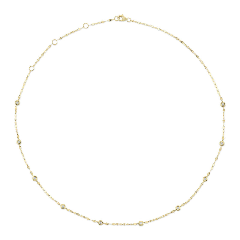 0.20CT 18" DIAMONDS BY THE YARD SPARKLE CHAIN NECKLACE