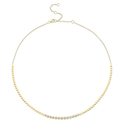 0.46CT DIAMOND BEZEL NECKLACE