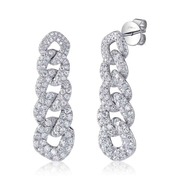1.62CT DIAMOND LINK EARRING
