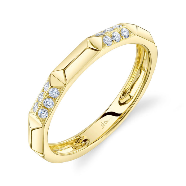 0.13CT DIAMOND GEO CUT BAND