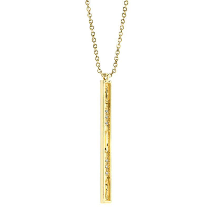 0.17CT DIAMOND GEO CUT NECKLACE