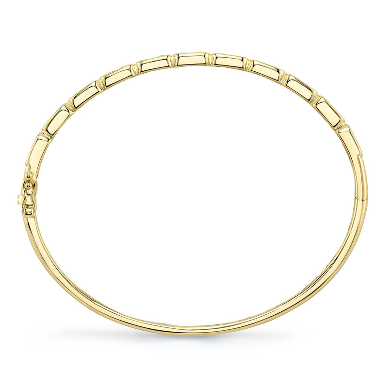 0.65CT DIAMOND BAGUETTE BANGLE