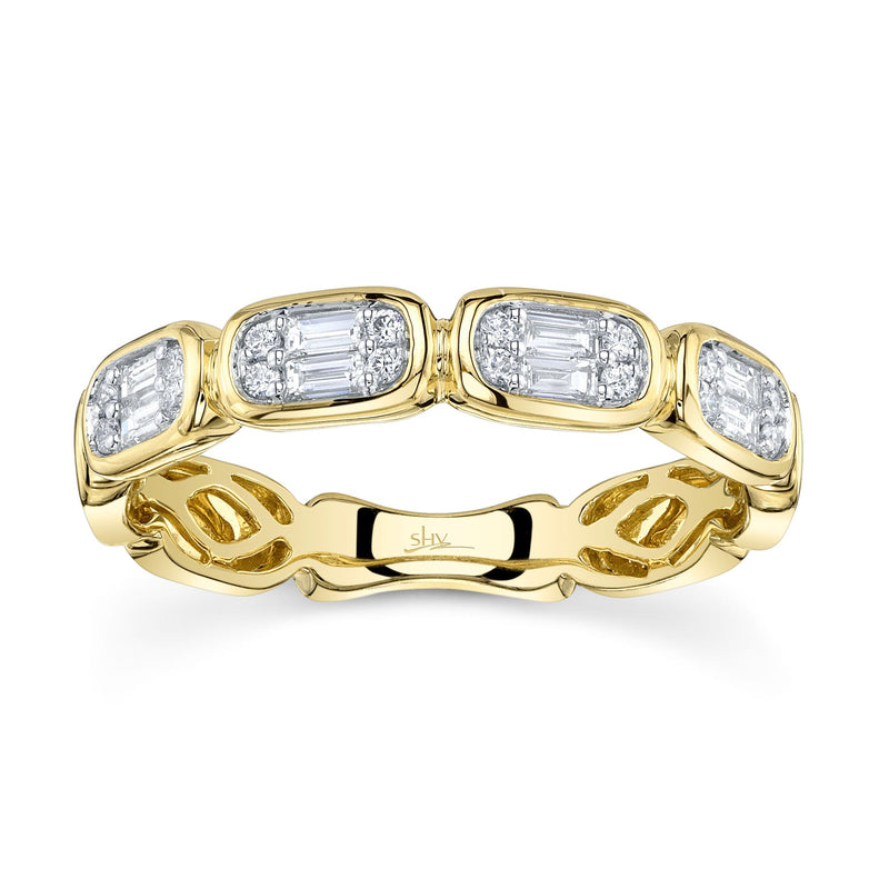 0.29CT DIAMOND BAGUETTE BAND