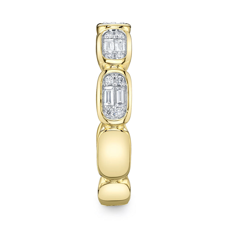 0.29CT DIAMOND BAGUETTE BAND