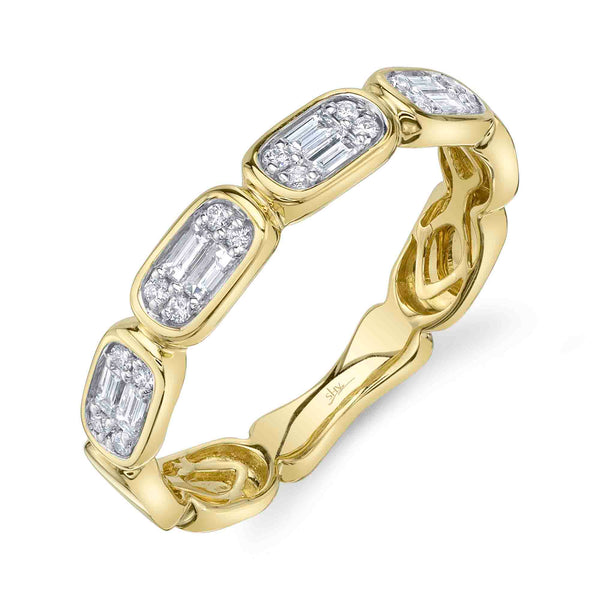 0.29CT DIAMOND BAGUETTE BAND