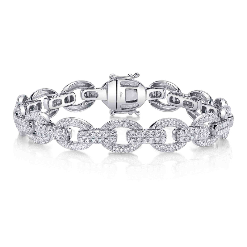3.82CT DIAMOND LINK BRACELET