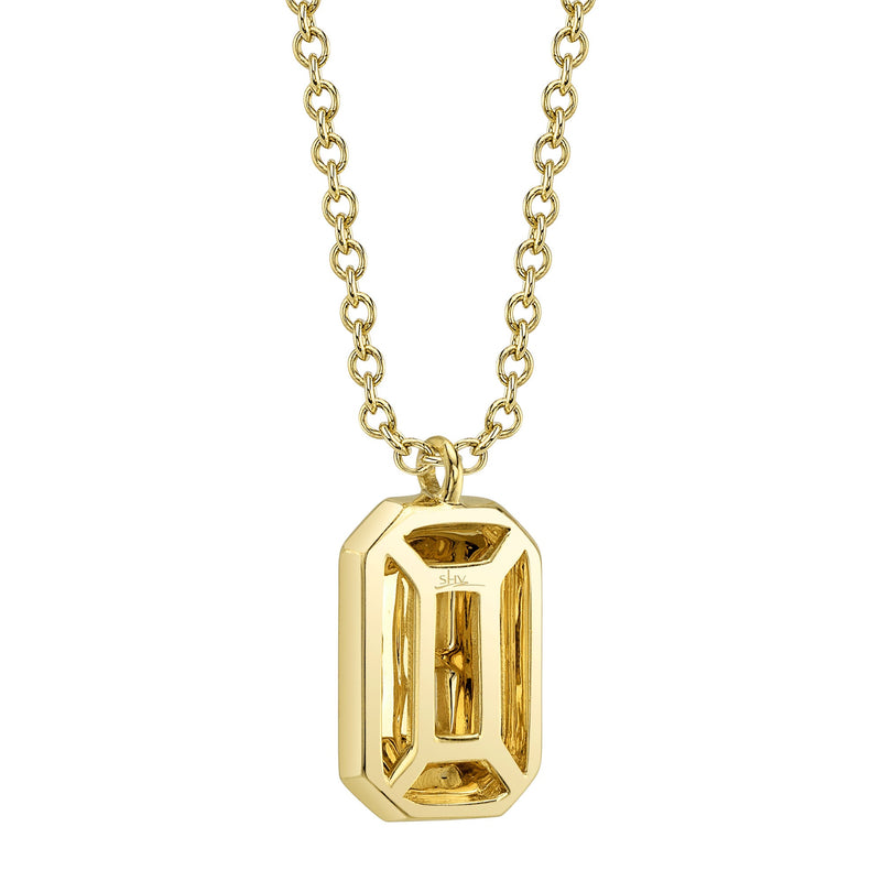 0.09CT DIAMOND BAGUETTE NECKLACE