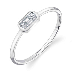 0.07CT DIAMOND BAGUETTE RING