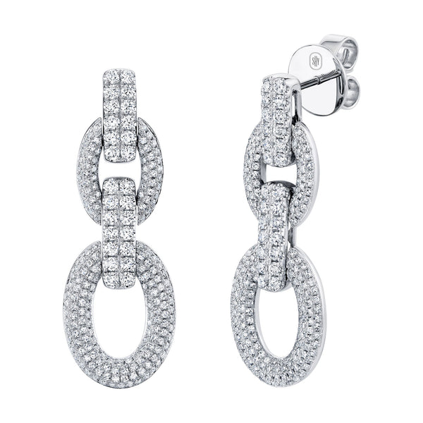 1.44CT DIAMOND LINK EARRING