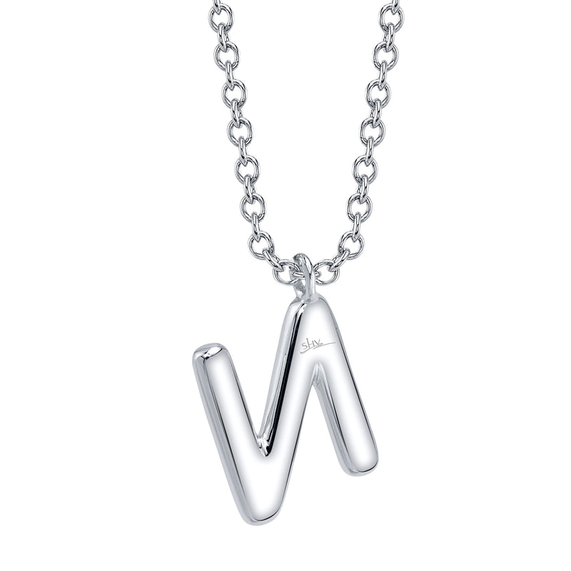 0.11CT DIAMOND PAVE NECKLACE - INITIAL N