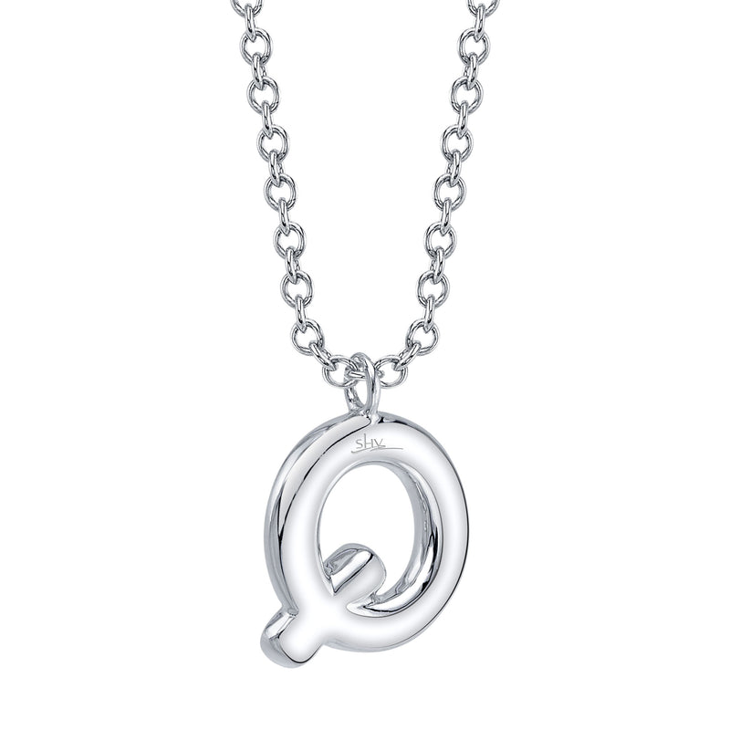 0.11CT DIAMOND PAVE NECKLACE - INITIAL Q
