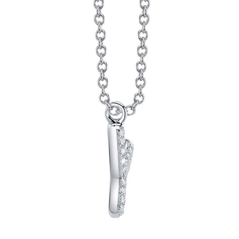 0.06CT DIAMOND PAVE NECKLACE - INITIAL Y
