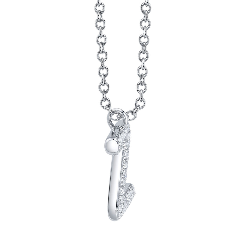 0.10CT DIAMOND PAVE NECKLACE - INITIAL Z