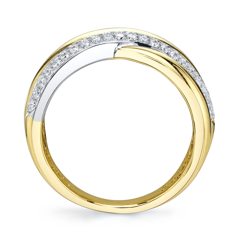 0.72CT DIAMOND PAVE RING