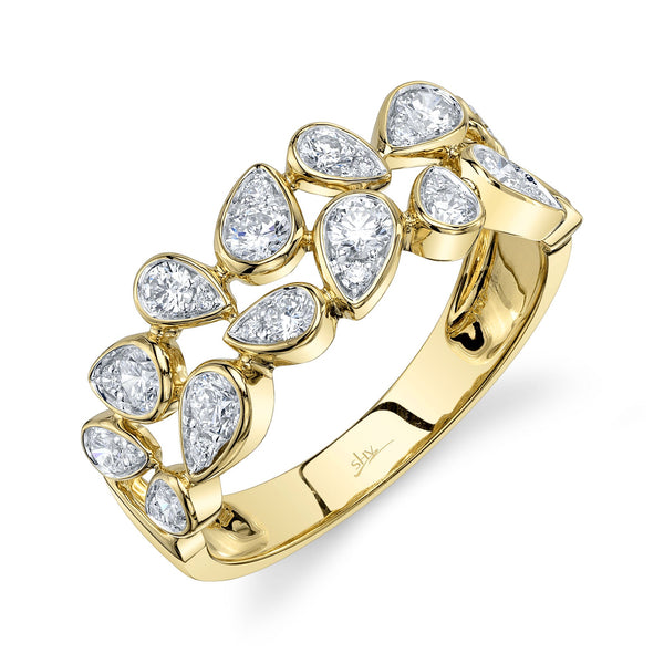 0.78CT DIAMOND PEAR RING