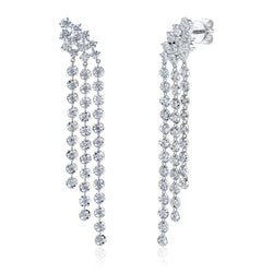 2.36CT DIAMOND FRINGE EARRING
