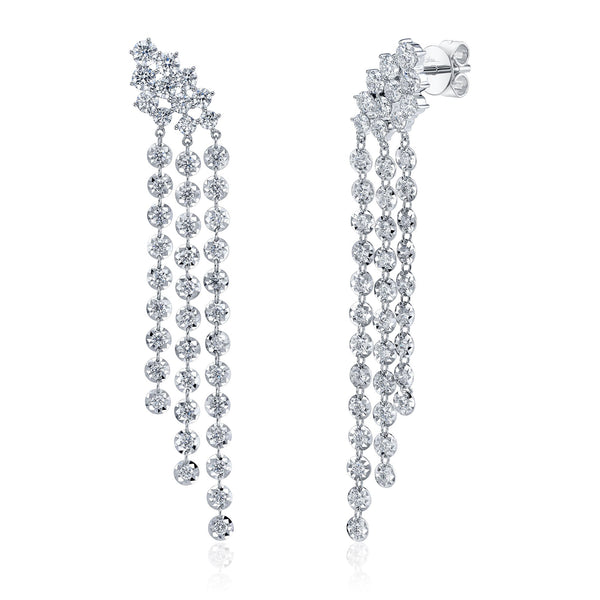 2.36CT DIAMOND FRINGE EARRING