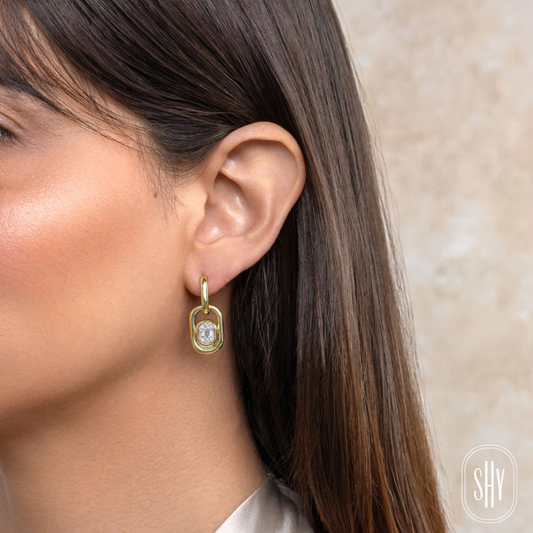 0.40CT DIAMOND BAGUETTE EARRING