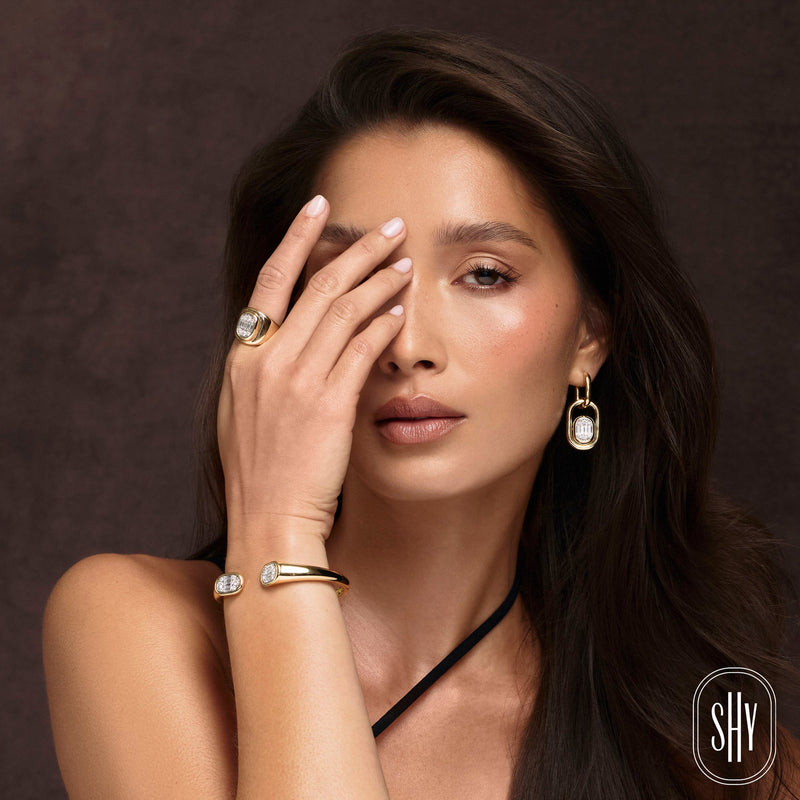 1.10CT DIAMOND BAGUETTE EARRING