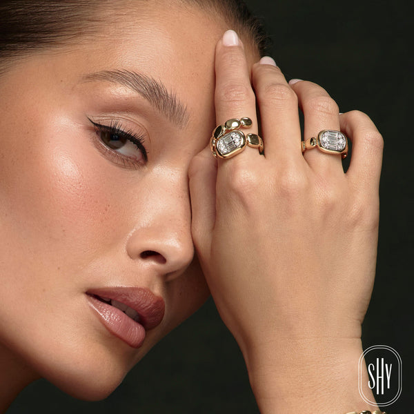 0.55CT DIAMOND BAGUETTE RING