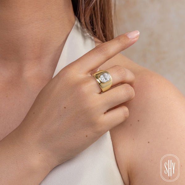0.55CT DIAMOND BAGUETTE RING