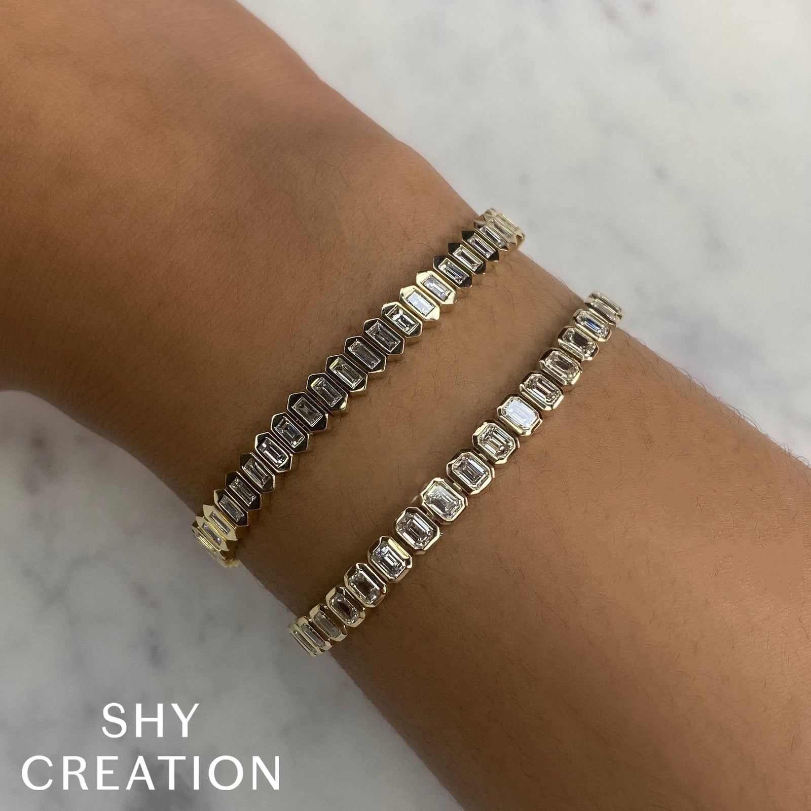 SHASHI シャシ DIAMOND TENNIS BRACELET ブレスレット ゴールド TENNIS BRACELETS – SHAY JEWELRY