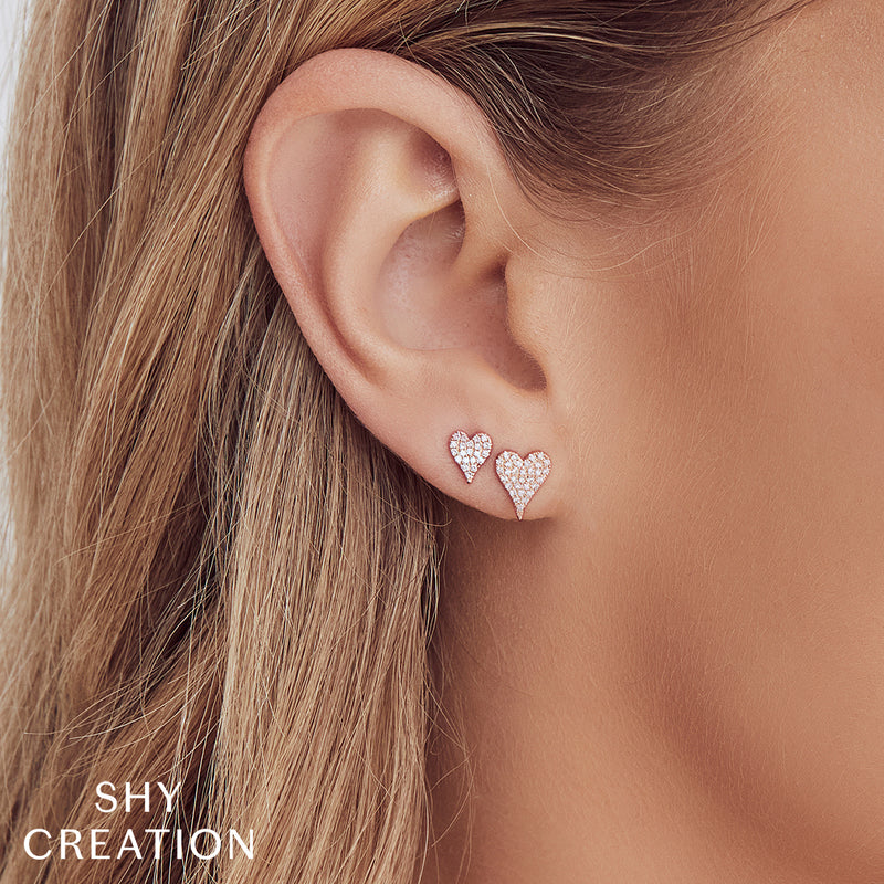 Precious Metal-Plated Sterling Silver Pavé Stud Earrings | Michael Kors Precious Metal-Plated Sterling Silver Pavé Stud Earrings | Michael Kors