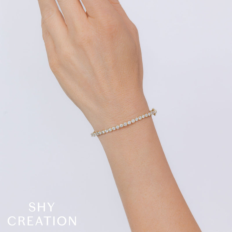 1.88CT DIAMOND BEZEL BANGLE