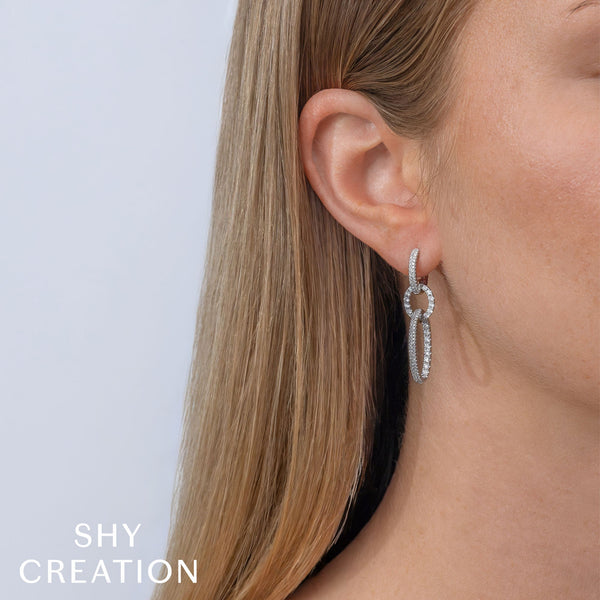 1.00CT DIAMOND OVAL EARRING