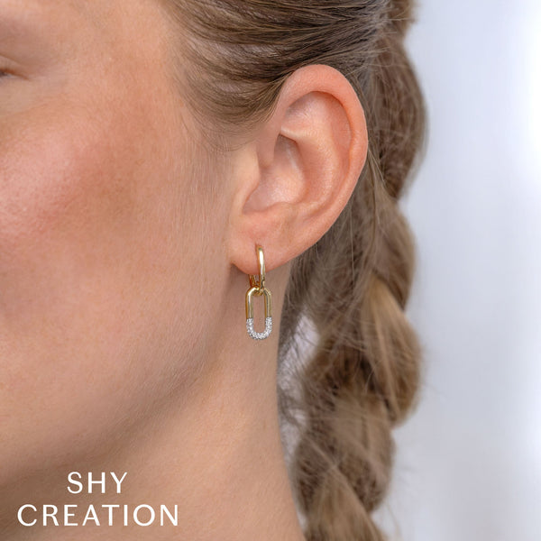 0.16CT DIAMOND EARRING