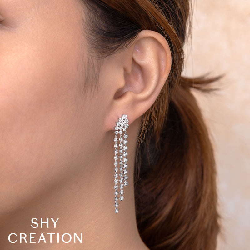 2.36CT DIAMOND FRINGE EARRING