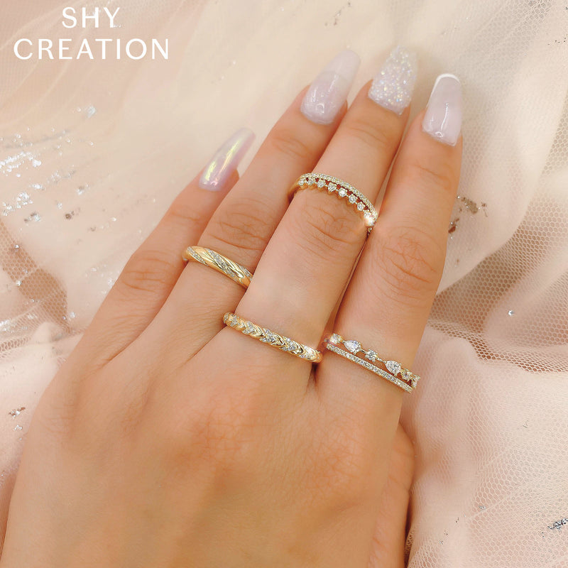 0.37CT DIAMOND PEAR RING