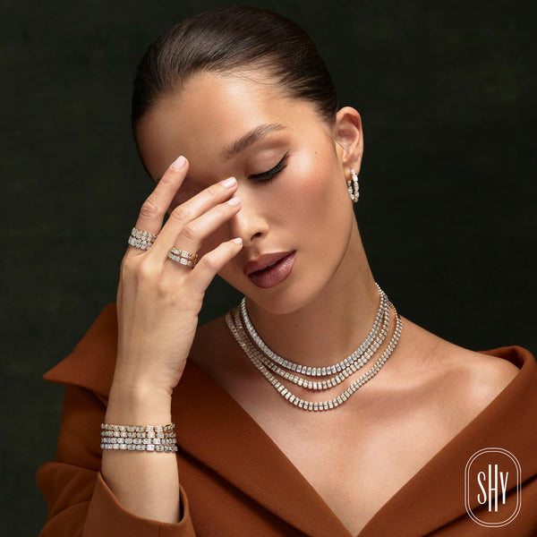 0.29CT DIAMOND BAGUETTE BAND