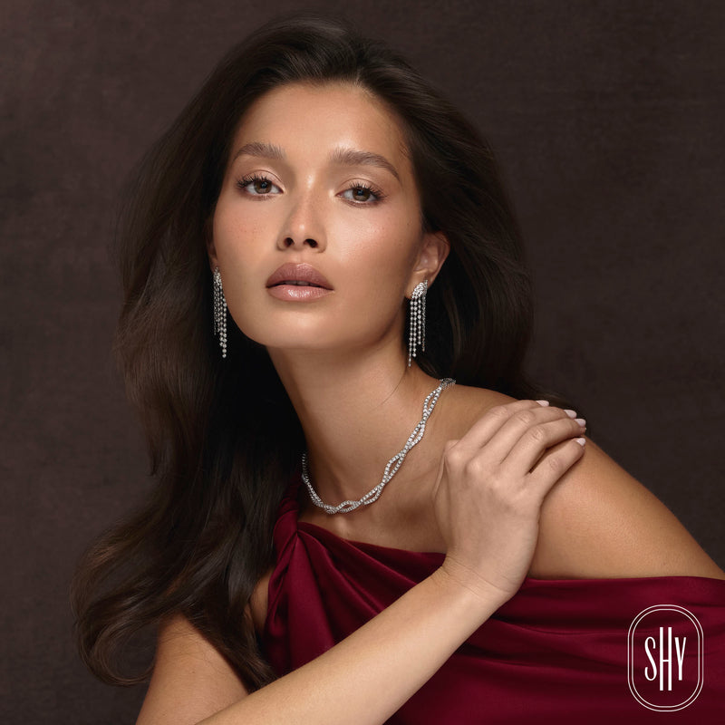 2.53CT DIAMOND TWISTED DOUBLE STRAND NECKLACE