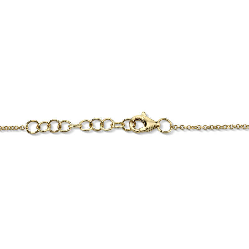 0.04CT DIAMOND PAVE HEART BRACELET