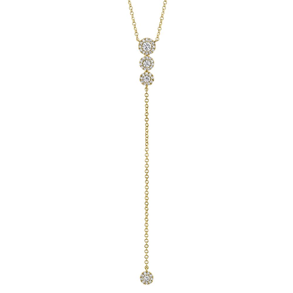 Diamond lariat store necklace