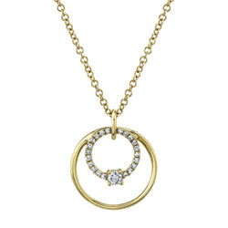 DIAMOND CIRCLE NECKLACE