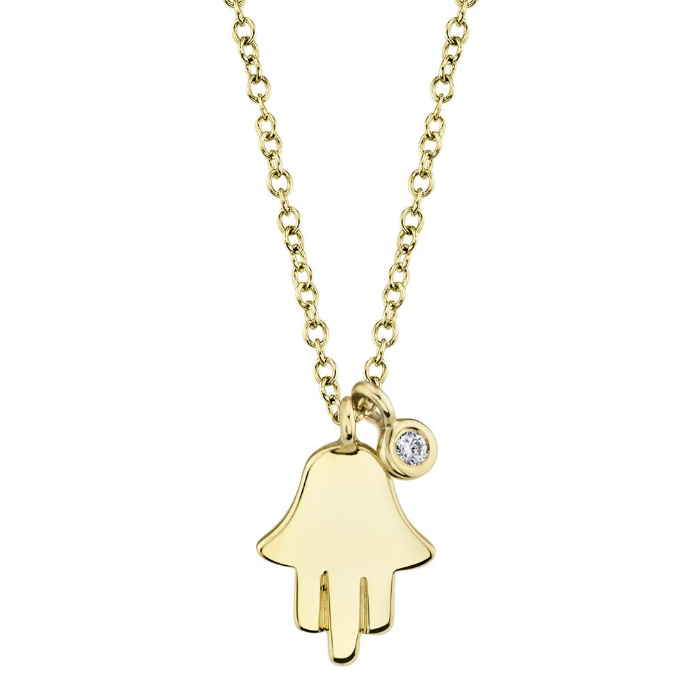 Hamsa Fashion Pendant with Chain